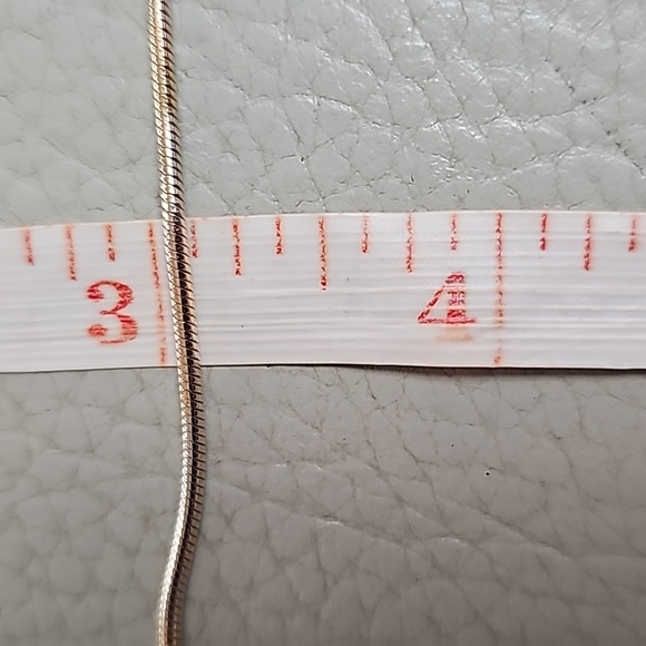 SOLD Vintage 14k Gold Round Snake Chain Necklace - Picture 10 of 10